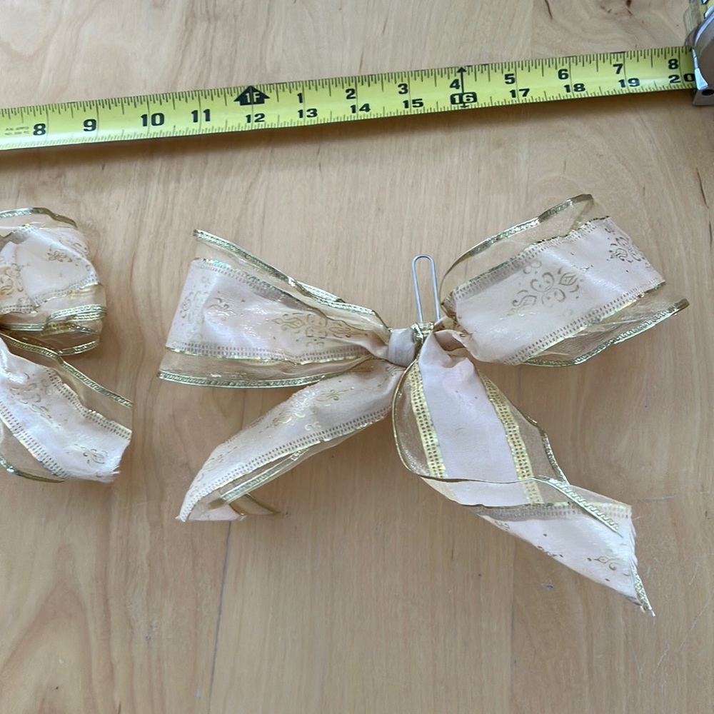 Elegant Gold‎ Handmade Bows 25 Christmas Decor